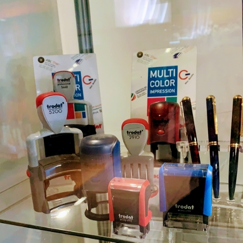 Stempel individuell gestalten – Auswahl an Trodat-Stempeln in Hannover